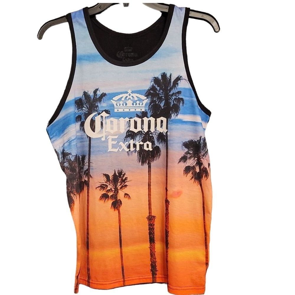Corona Extra Tropical Tank Top men's‎ Small